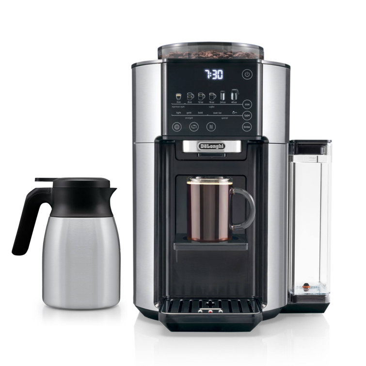 DeLonghi TrueBrew Automatic Drip Coffee Maker w Thermal Carafe